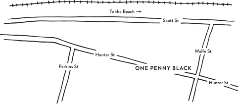 One Penny Black Map
